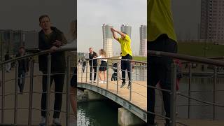 Pretended To Jump: Unexpected Reactions😂🫣 #Kiryakolesnikov #Prank #Funny #Comedy