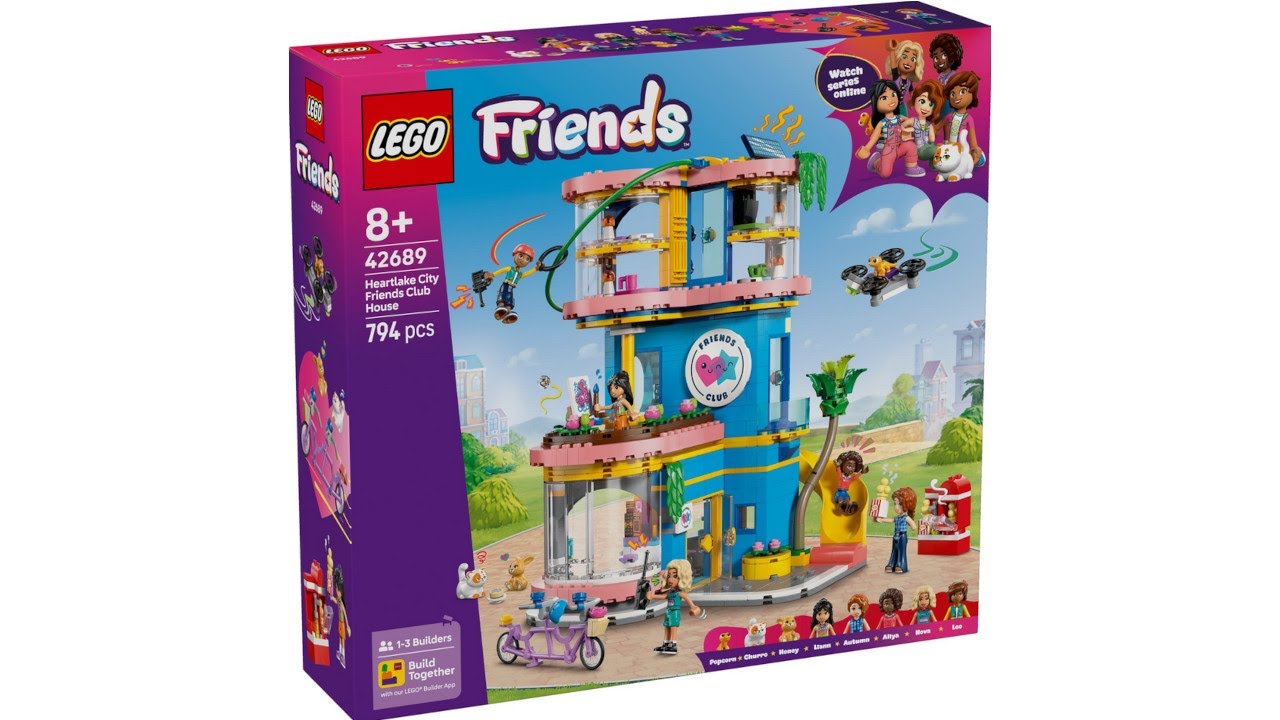LEGO 42689 Instructions | Friends | Heartlake City Friends Club House | Heartlake City