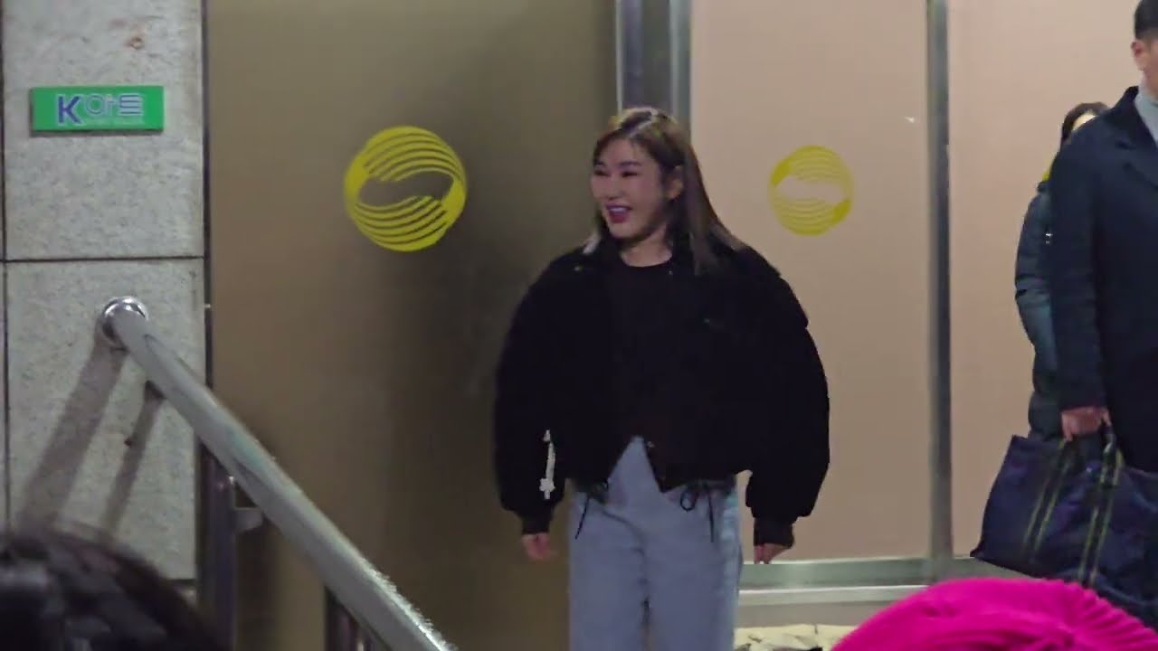 #송가인#열린음악회 녹화후 퇴근길..