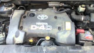 Toyota Corolla 2003 D4D (81Kw) Cold Start Problem (-5 C) - Youtube
