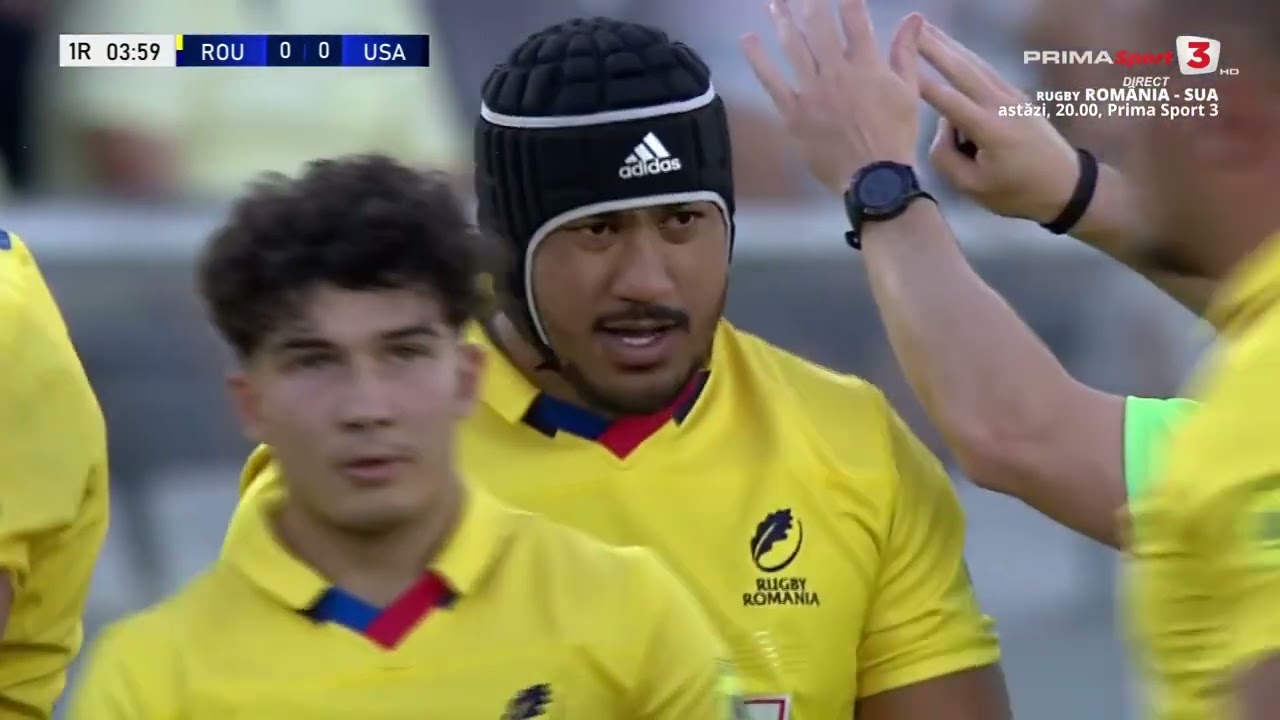 Rugby, meci test. România - SUA 17-31. Înregistrarea partidei de pe 