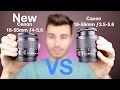 New Canon 18-55mm F4-5.6 vs 18-55mm F3.5-5.6