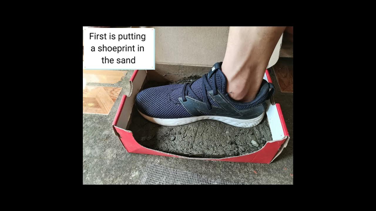 MOULAGE CASTING SHOE IMPRESSION YouTube