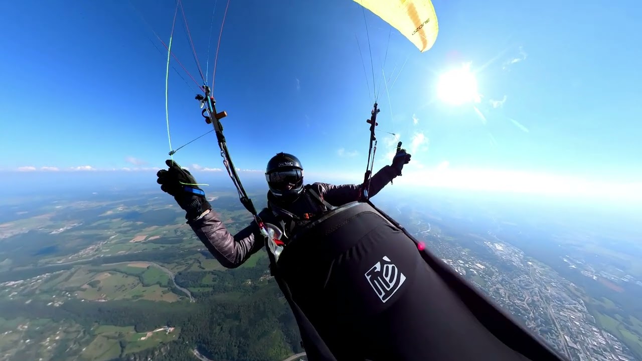 Du parapente pour rechercher le frais pendant la canicule