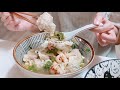 SUB) #Foodvlog 🥣 椒麻餛鈍/莓果果醬鬆餅/家常泡菜壽司