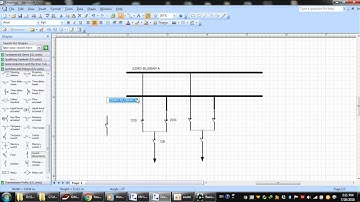 Visio 2007 creating diagram substation part 1 - Microsoft visio 2007 draw the diagram substation