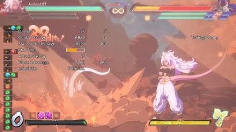 Android 21 re-jump combo