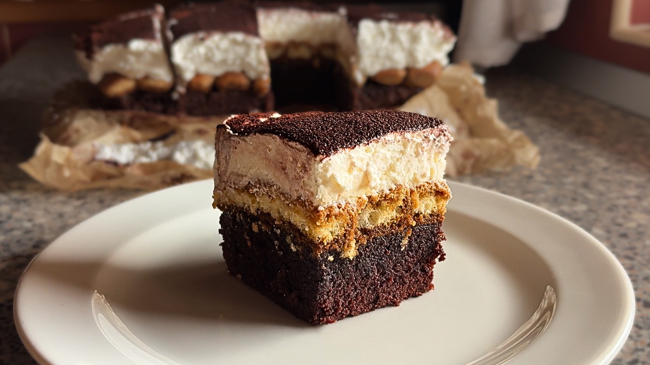 Never Choose Between Tiramisu and Brownie Again! (Recipe)