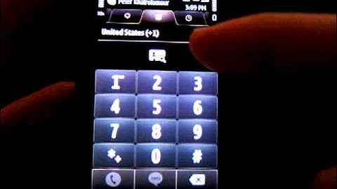 Nokia N8 / Symbian 3 running Skype 1.50