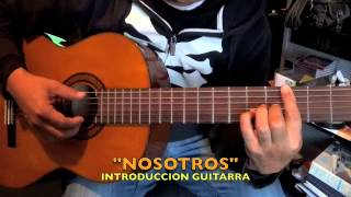 Video thumbnail of "GUITARRA TUTORIAL "NOSOTROS" VERSION DE JOSE FELICIANO"