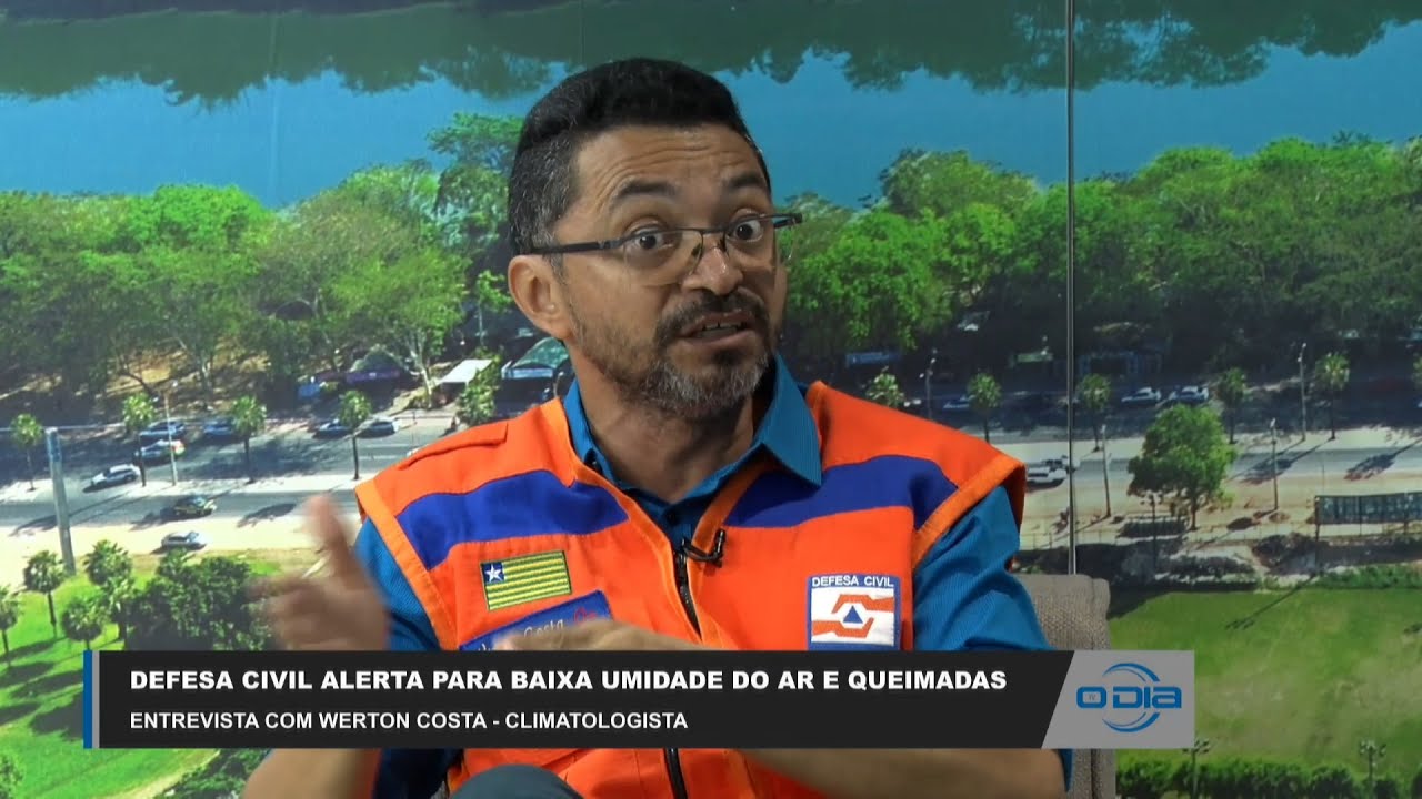 Defesa Civil alerta para baixa umidade do ar e queimadas 14 07 2023