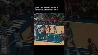 Hakeem Olajuwons First And Last Points For Houston Rockets