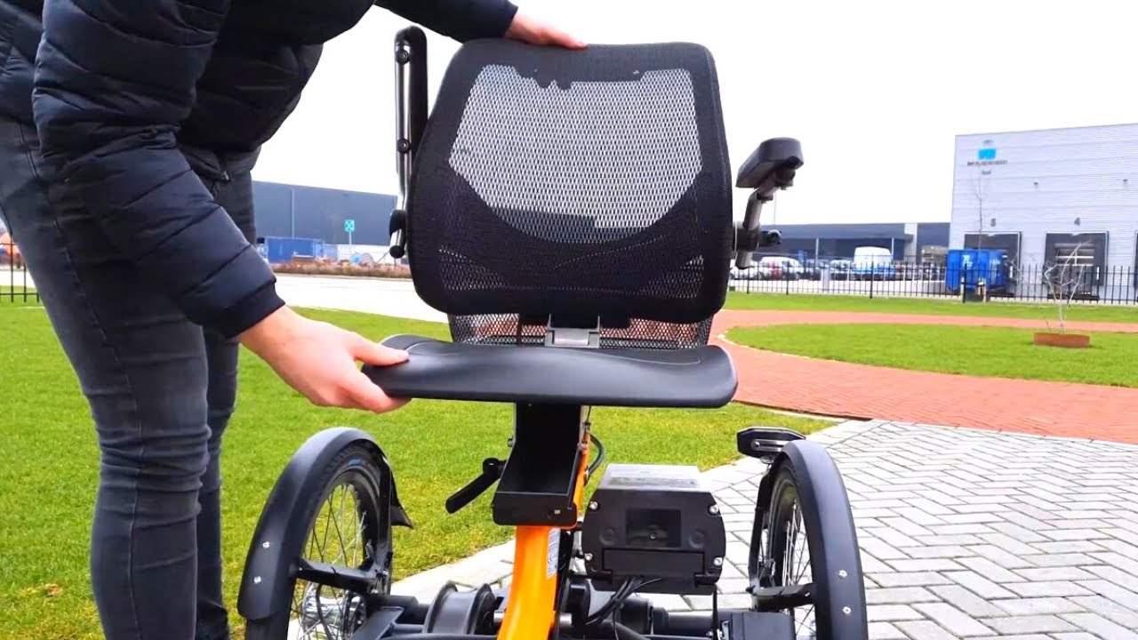 Van Raam Easy Rider 3 stoel eenvoudig verstellen - YouTube
