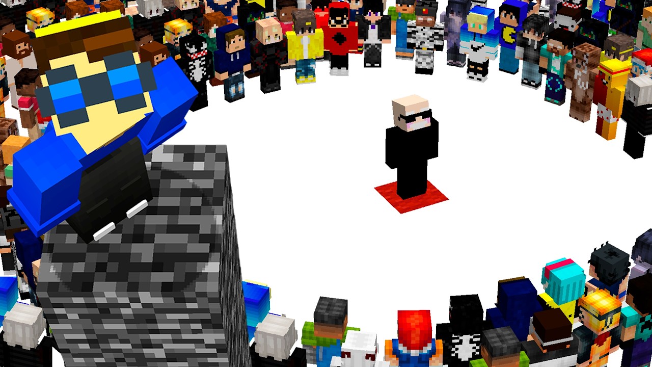 criei um CAMPEONATO com 500 JOGADORES de MINECRAFT