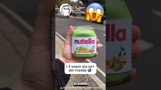 I 3 SNACK PIÙ RARI DEL MONDO 🌍😱 #curiosità #informative