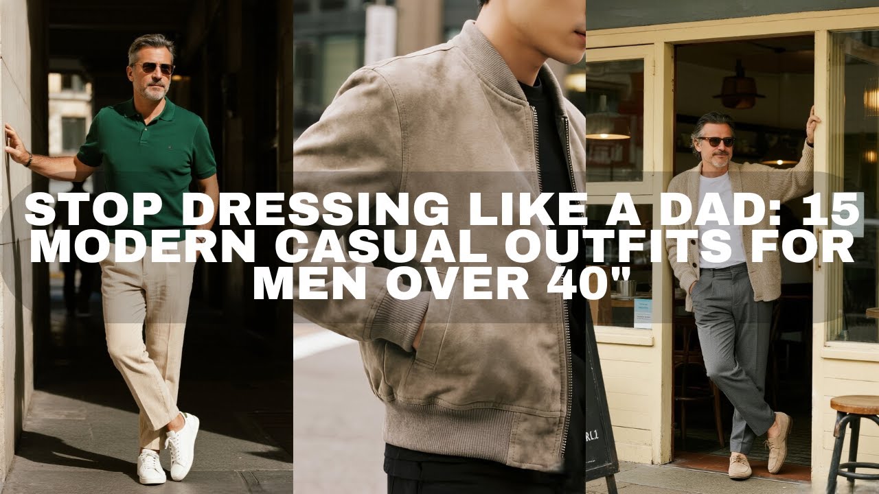 Хватит одеваться как отец: 15 современных повседневных образов для мужчин старше 40 лет
