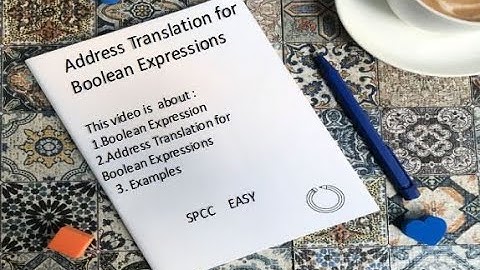 #ThreeAddressCode#BooleanExpression|System programming and compiler construction |Boolean Expression