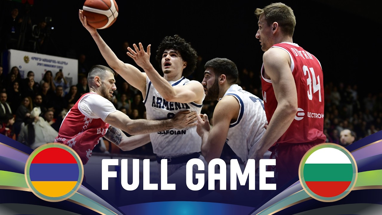 LIVE - Armenia v Bulgaria | FIBA EuroBasket 2029 Pre-Qualifiers