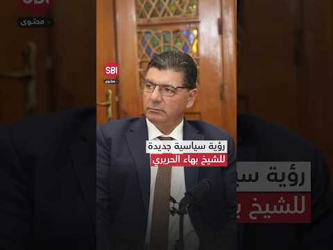 رؤية سياسية جديدة للشيخ بهاء الحريري لا لتكرار الارتهان لسياسة المحاور والسلام لا ي فرض كأمر واقع 