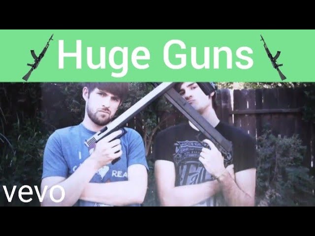 RocketJump - Huge Guns (With Smosh!) [Official Video] class=