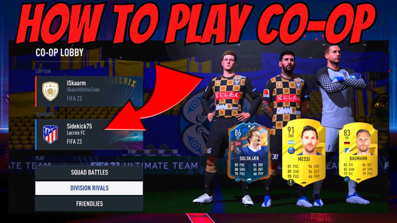 HOW TO PLAY CO-OP ON FIFA 23 ULTIMATE TEAM