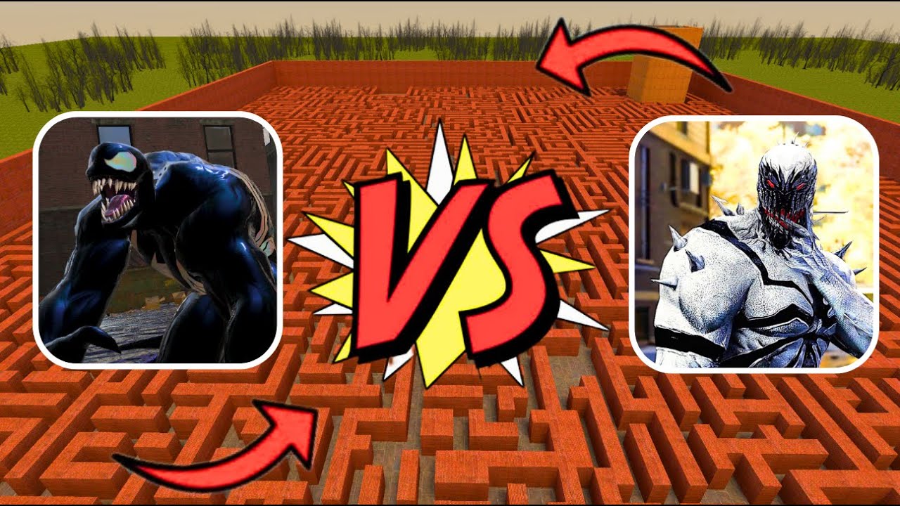 SUPER FIGHT! Venom vs Anti-Venom 🔥- Garry's Mod