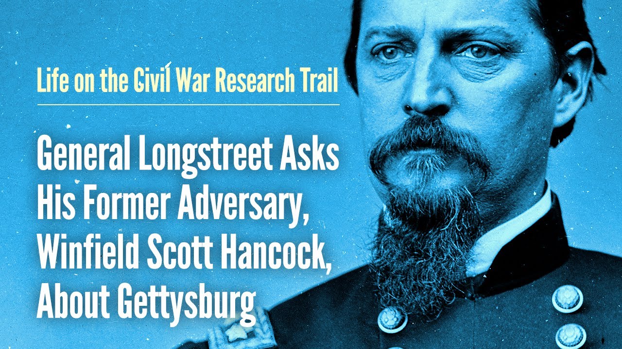 General Longstreet Asks His Former Adversary, Winfield Scott Hancock, About Gettysburg