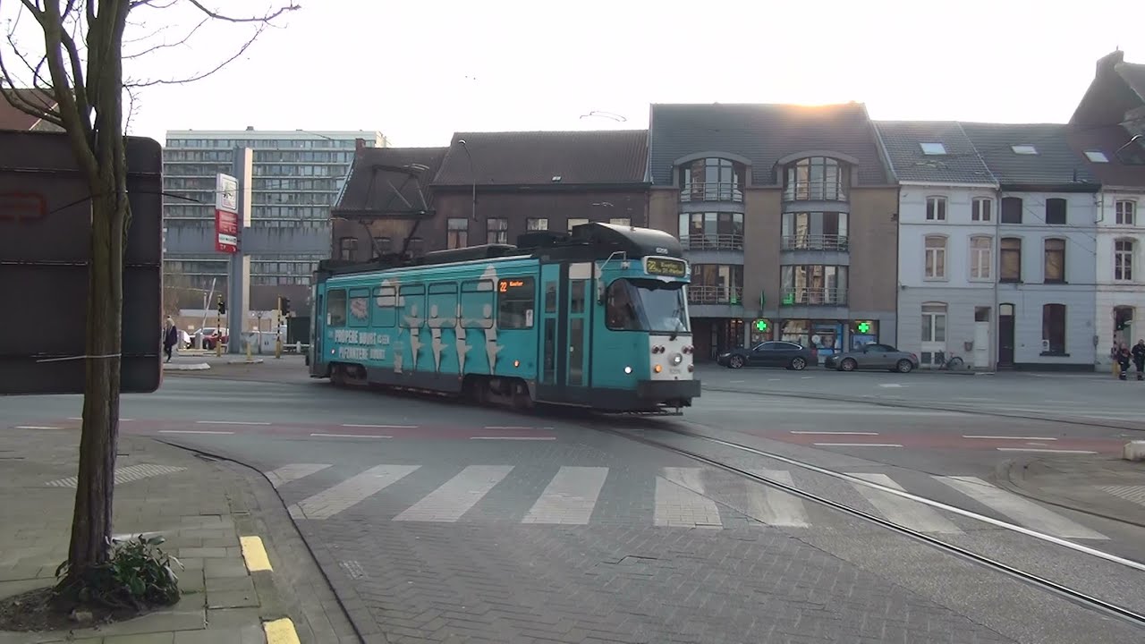 De Lijn BN PCC 6206 zwerfvuil reclametram Bernard Spaelaan te Gent