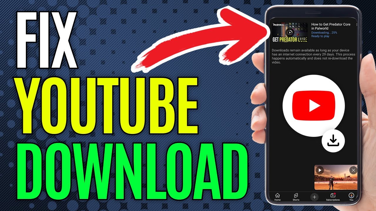 Fix YouTube Download Failed Error | YouTube Video Download Problem ...