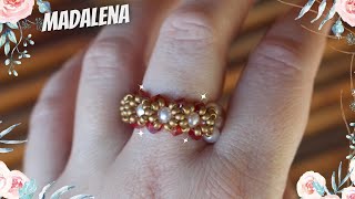 Aula de Bijuteria: Anel de miçangas (Tutorial para iniciante)😍😍😍