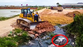 Updated project shows Land Filling Up By Dozer SHANTUI DX 17 XL WITH dump truck SHAKMAN, Hyundai by Excavator Truck 2,566 views 3 weeks ago 2 hours, 17 minutes