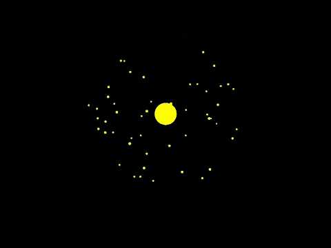 Fireflies test animation