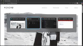 html css class project minimo screenshot 3