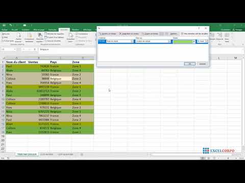 Vidéo: Comment Trier Par Couleur