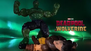 Deadpool & Wolverine Hulk Vs Wolverine Full Fight Stop Motion