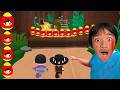 Tag with Ryan DOUBLE EGG SURPRISE NEW GAME - Dark Titan vs Australia Ryan !