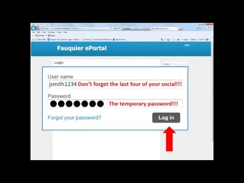 HR ePortal - How to Reset ePortal Password