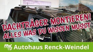 How To  Dachgrundtrger Montieren  Fr Offene Reling Systeme