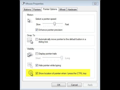 HOW TO FIND POINTER BY CLICKING CTRL KEY (NEW 2021 FORMULA)😎😎😎