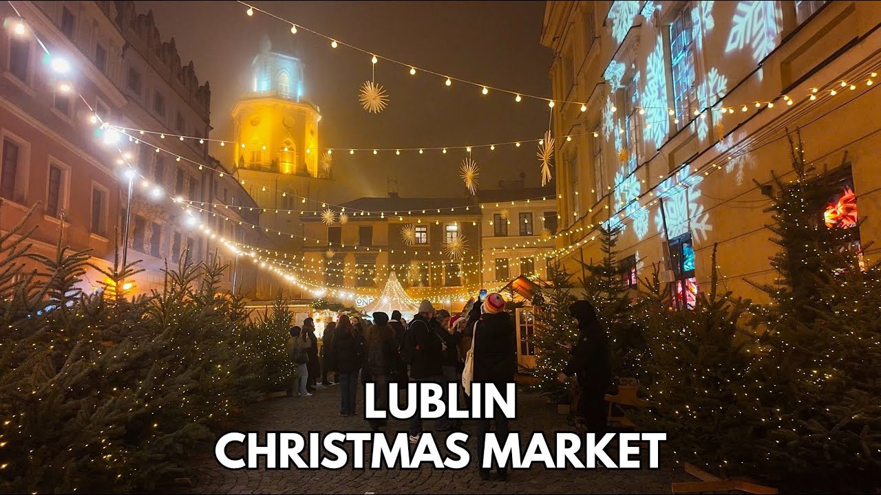 Lublin Poland s Christmas Market Jarmark Bo onarodzeniowy Walking lublin-poland-s-christmas-market-jarmark-bo-onarodzeniowy-walking