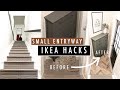 entryway IKEA HACKS | Stairway makeover Part 2!