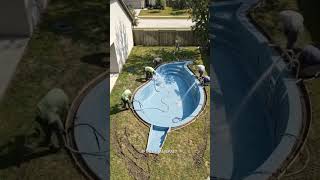 leaf shaped pool | ai restoration #shorts#airestoration