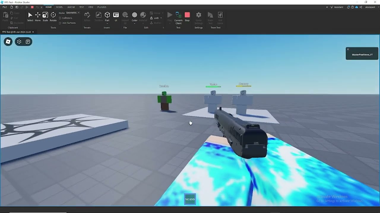 FIVE SEVEN Gun Script Part 2 Showcase Roblox Studio And Update 