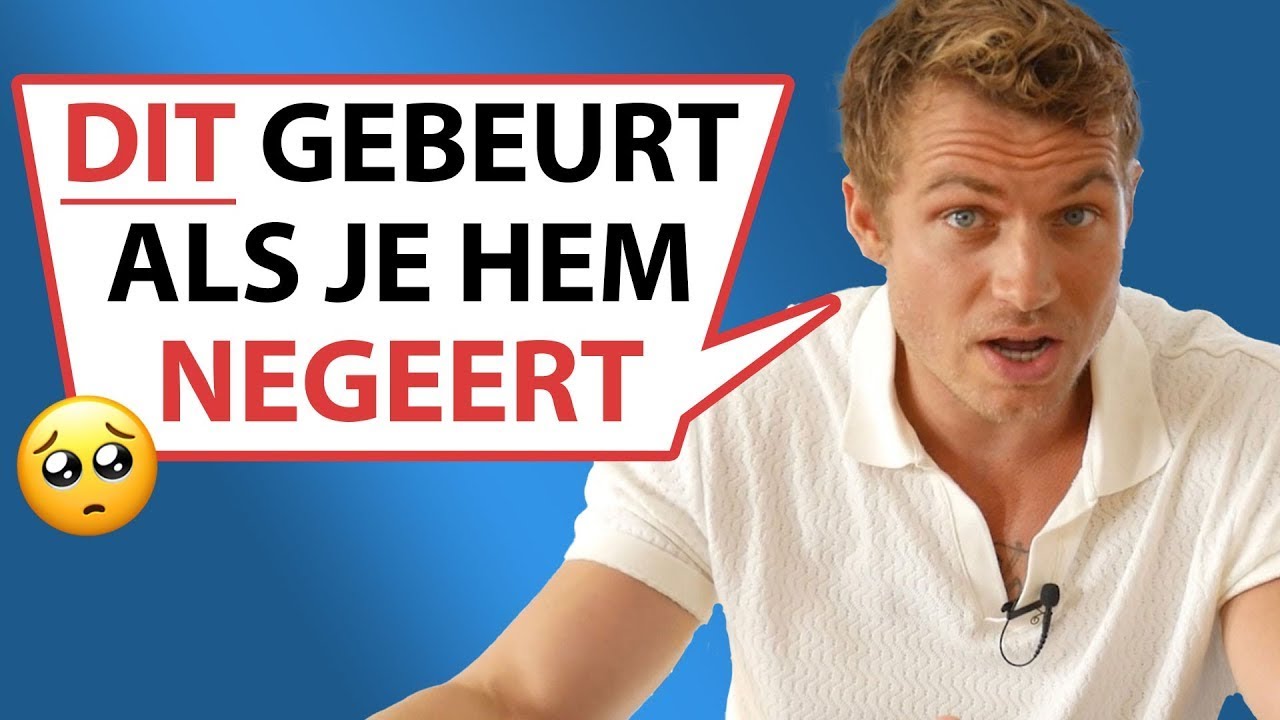 Wat Mannen Denken Als Je Ze Negeert