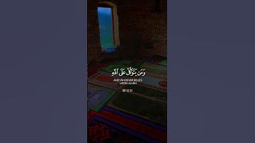 القرآن الكريم سورة الطلاق { الآيات 2-3 } بصوت 🎙️ الشيخ ماهر المعيقلي ❤️‍🩹🎧🌺