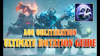 HOW TO DEAL MAXIMUM AOE DAMAGE WITH OBLITERATION BUILD | FROST DK | WORLD OF WARCRAFT