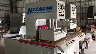 Hexagon HF Welder- Soccer Panel Embossing HG-1008S (10KW) (1) Hexagon HF Welder- Soccer Panel Embossing HG-1008S (10KW) (1)