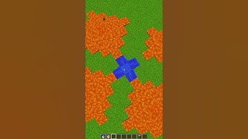 Minecraft Lava and Water Logic💀 #minecraft #shorts