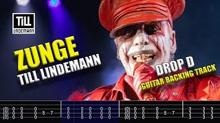 Till Lindemann - Zunge Tab Guitar Backing Track