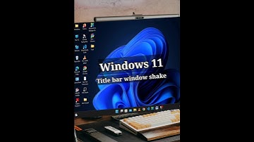 Unlock title bar Shake feature in Windows 11 settings! 🖱️💥 #TitleBarShake